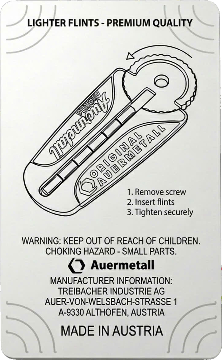 Original Auermetall® flints New
